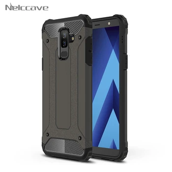 

100 Pieces Armor Cases For Samsung J2 Core J4 Plus J6 Prime J3 J7 J8 2018 J5 2017 Shockproof Phone Case Hybrid Dual Layer Cover