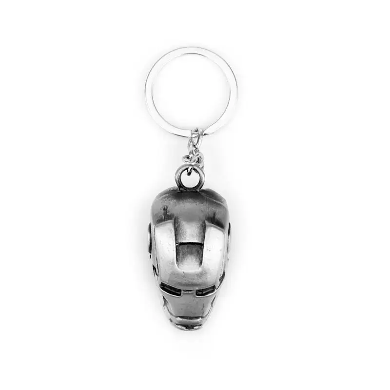Silver New Avengers Iron Man Glove Keychain Marvel Endgame Infinite Power Gauntlet Keyrings Key Chains Metal Pendant Christmas Jewelry - Цвет: Silver