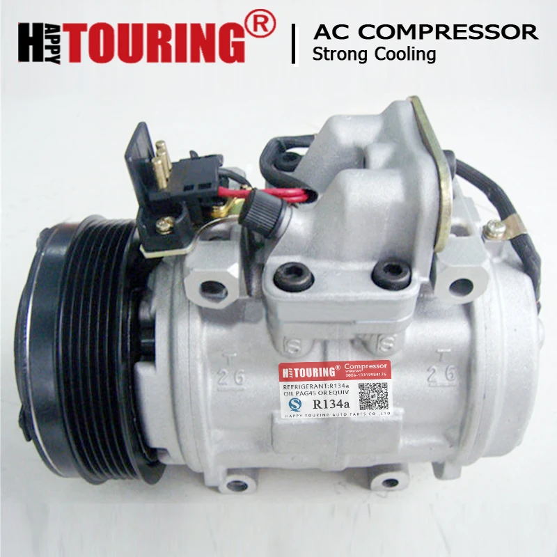 Компрессор переменного тока 10PA15C для Mercedes Benz W124 W126 W201 190 0002301111 0002302411 0002340611 0031317001