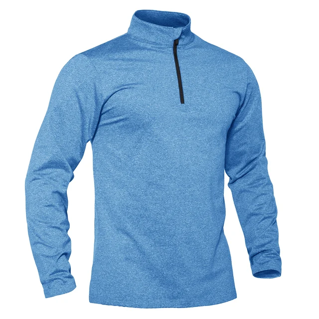 TACVASEN Women's 1/4 Zip Pullover Fleece Lined Running Shirts Long Sleeve Sports Tops Sweatshirt 