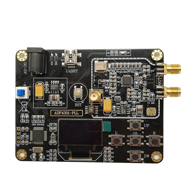 

ADF4351 onboard STM32 microcontroller phase-locked loop module 35M-4.4G RF signal source sweeper