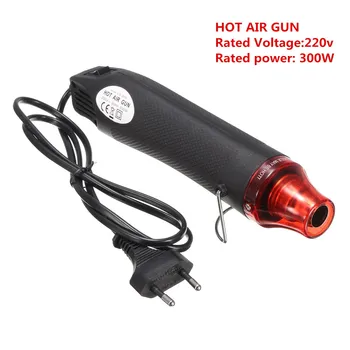 

300W 220V DIY Hot Air Guns Power Phone Repair Tool Hair Dryer Soldering Supporting Seat Shrink Plastic Air Heat Guns EU Plug
