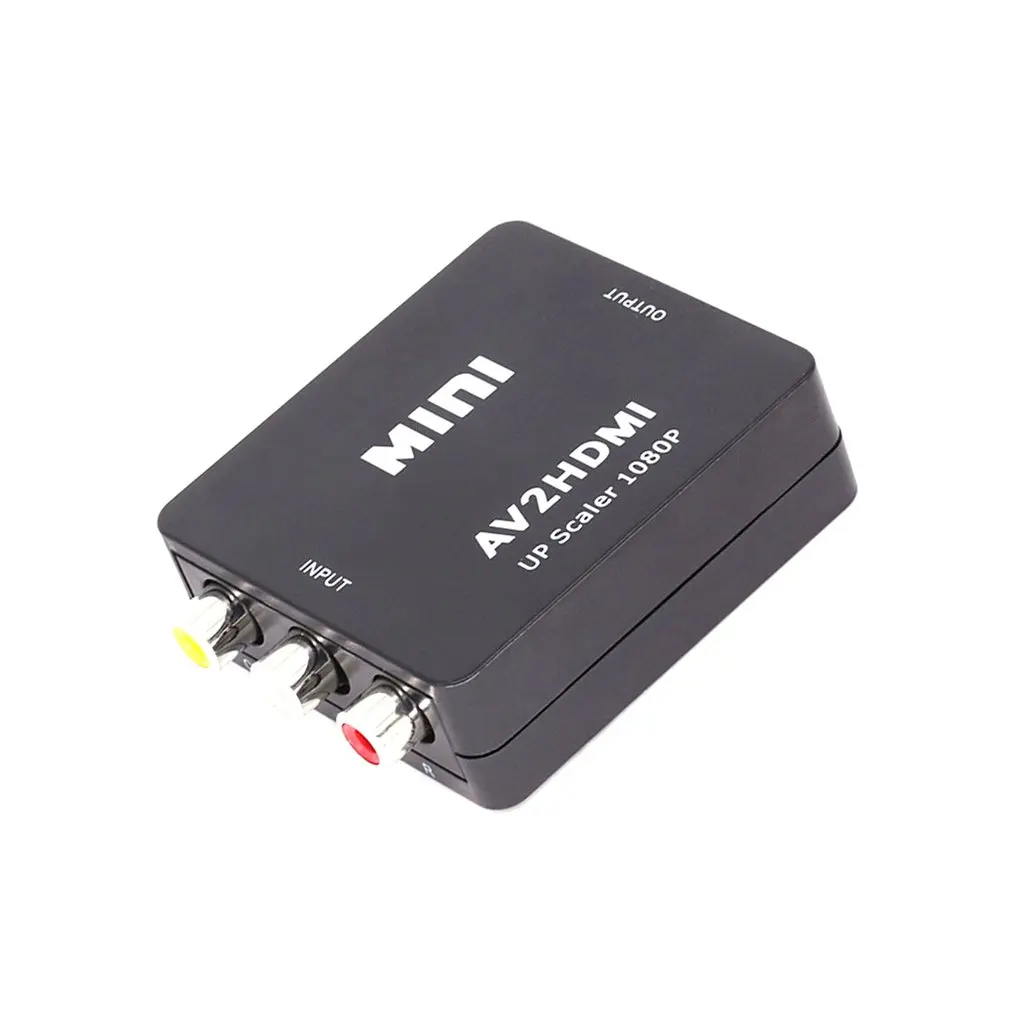 Мини AV к HDMI конвертер адаптер AV CVBS 3RCA к конвертер HDMI 1080P видео AV2HDMI конвертер для HDTV PS3 PS4 DVD PC