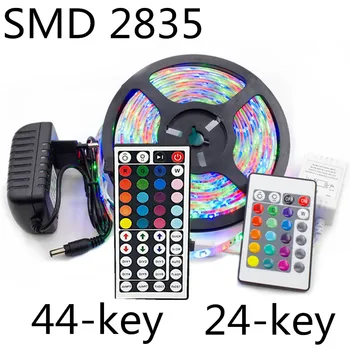 

luces led lights 5m 10m 15m LED strip light SMD 2835 12V RGB fita led lights stripe neon lamp 5 meters 300LEDs/roll 60LEDs/M