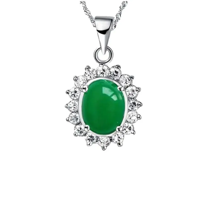 Natural Jadeite Diamond Pendant Oval Malay Sun Flower Pendant Jewelry Jade Pendant Special Offer Pendant Jewelry Pendant Sunpendant Diamond Aliexpress
