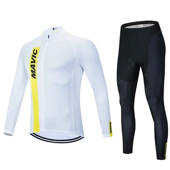 

2020MAVIC spring and autumn cycling men's bicycle pants suit 19D shock-absorbing cycling clothing