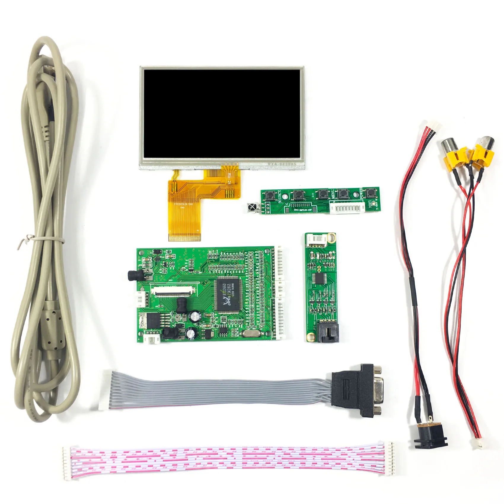 Placa de Controlador Painel Inchvga 2av Vs-ty40-v1 4.3 Vs043t-005at 480x272 Lcd - Image 2