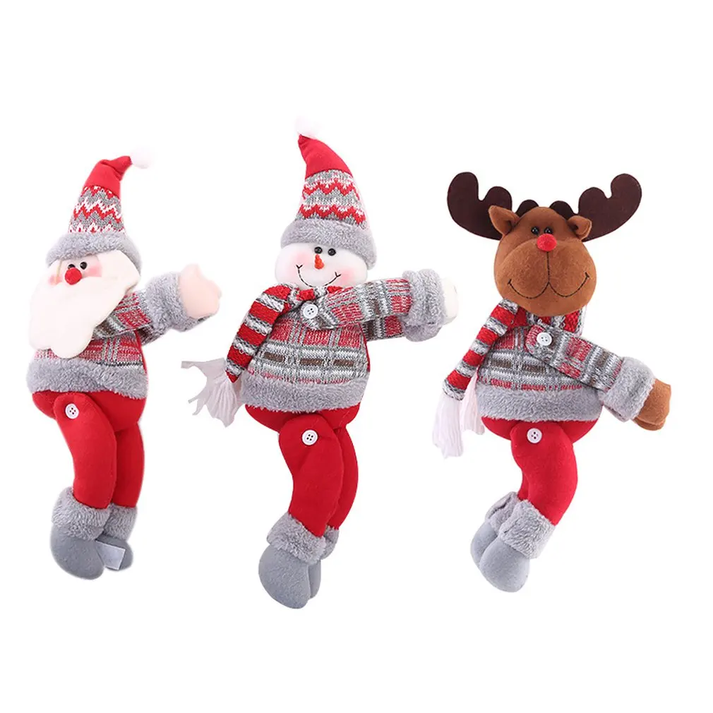 

Creative Christmas Decoration Curtain Curtain Buckle Holiday Window Scene Arrangement Cartoon Doll Buckle