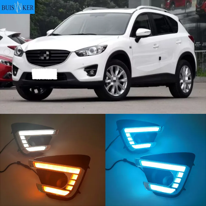For Mazda CX 5 CX5 2012 2016 Driving DRL Daytime Running Light fog lamp