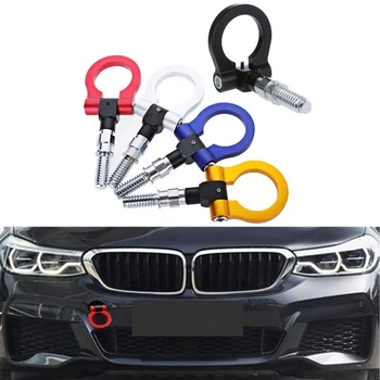 

Car Trailer Hooks Auto Rear Front Trailer Simulation Racing Ring Vehicle Towing Hook For BMW E36 E39 E46 E92 E91 E90 Accesories
