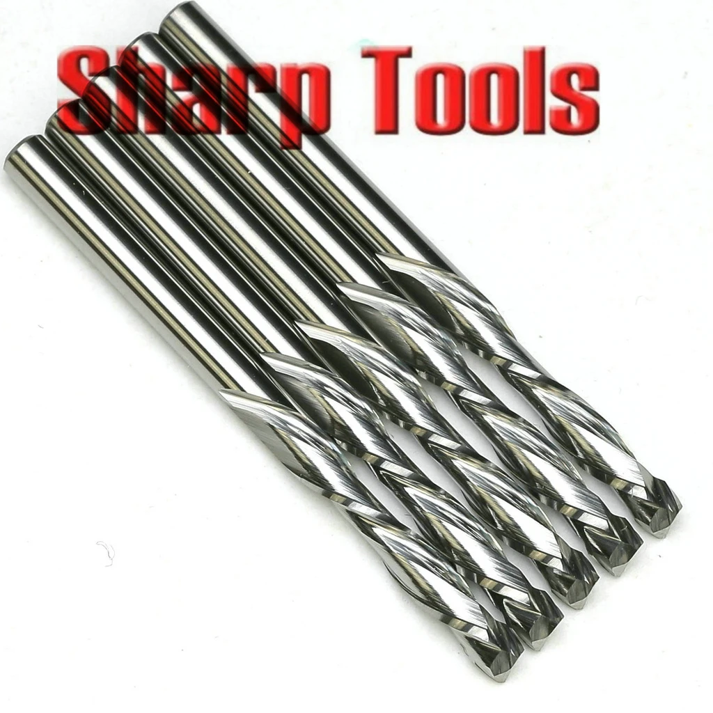Aluminium Carbide Router Bit End Mill 3-Flute Cutter For Carving Milling Cutting Aluminium Carbide Router Bit End Mill 3-Flute Cutter For Carving Milling Cutting