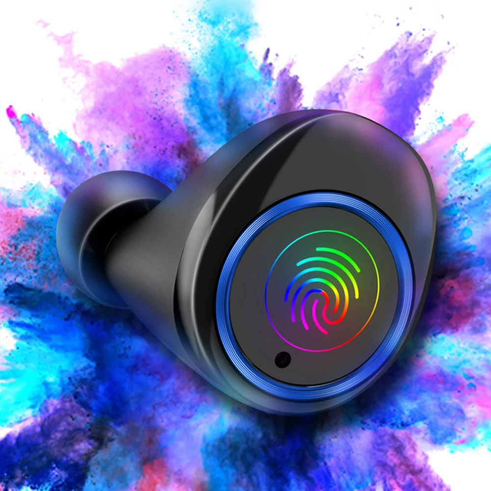 Настоящие Bluetooth 5,0 наушники TWS беспроводные наушники спортивные наушники с громкой связью стерео игровая гарнитура с микрофоном зарядная коробка