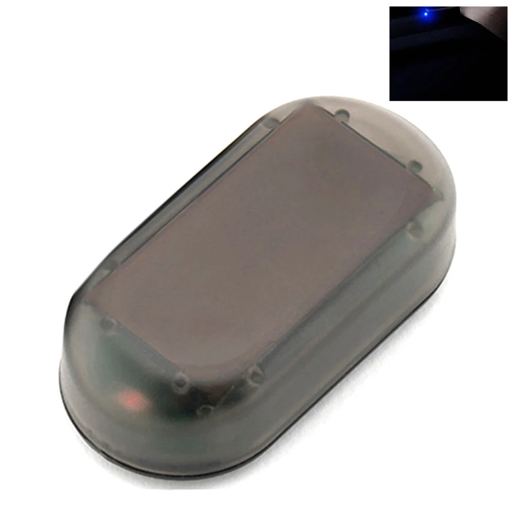 

Fake Flash Security System Alarm Lamp Car Caution LED Light Warning Signal Strobe Universal Simulation Anti-theft Solar Power