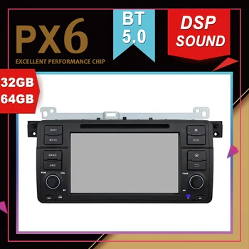 

Rockchip PX6 Processor Android 9.0 Car Multimedia GPS For BMW E46 M3 1998-2004 DSP Sound Navigation Tape Recorder Car Radio