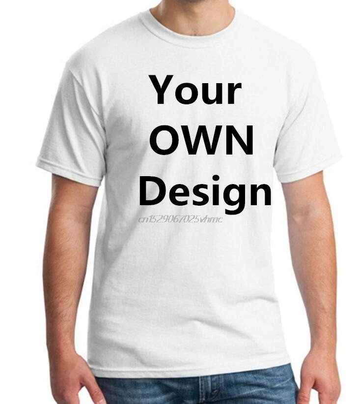 Your like or Logo Your OWN Design Bran EU Size 100% Custom T Shirt|T- Shirts| - AliExpress