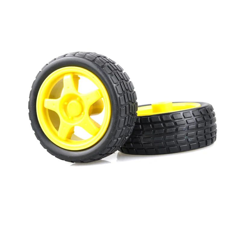 

10pcsIntelligent Car Wheel Smart Robot Car Chassis Accessories Wheels