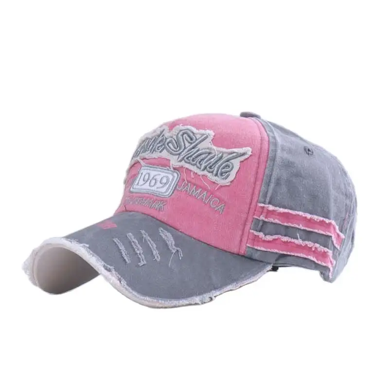 Washed Cotton Baseball Cap For Women 