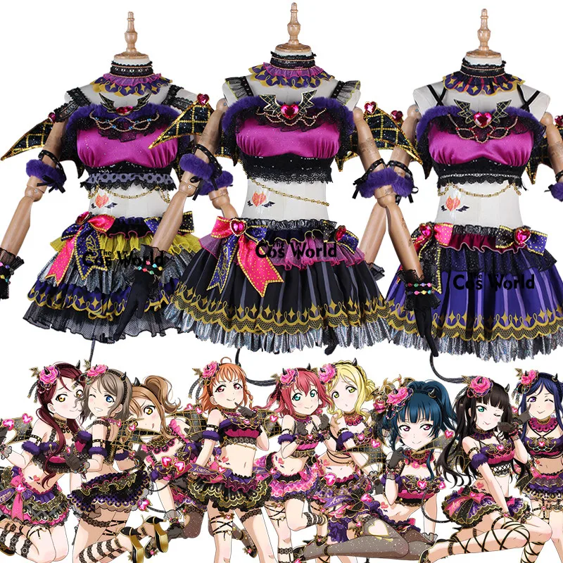 Костюм для косплея Love Live Sunshine Aqours 9 персонажей таками Чика Рико курозава рубин