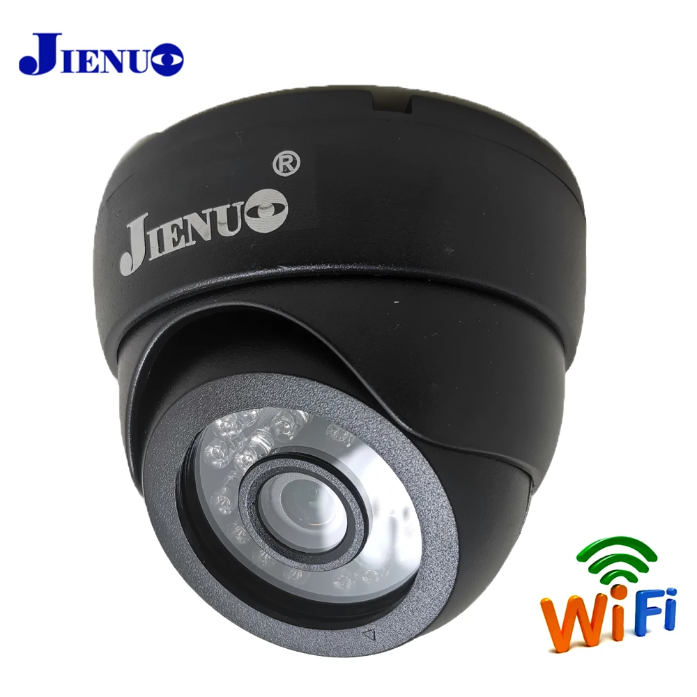 Jienuo Wireless Camera Ip HD Cctv Security Surveillance P2P Network Indoor Infrared Night Vision Dome Wifi Audio Video Home Cam