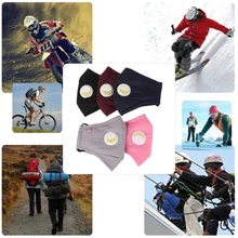 Дышащий хлопок PM2.5 фильтр противопылевая Маска дыхательный клапан Анти-пыль рот маска угольный фильтр Респиратор маска лицо