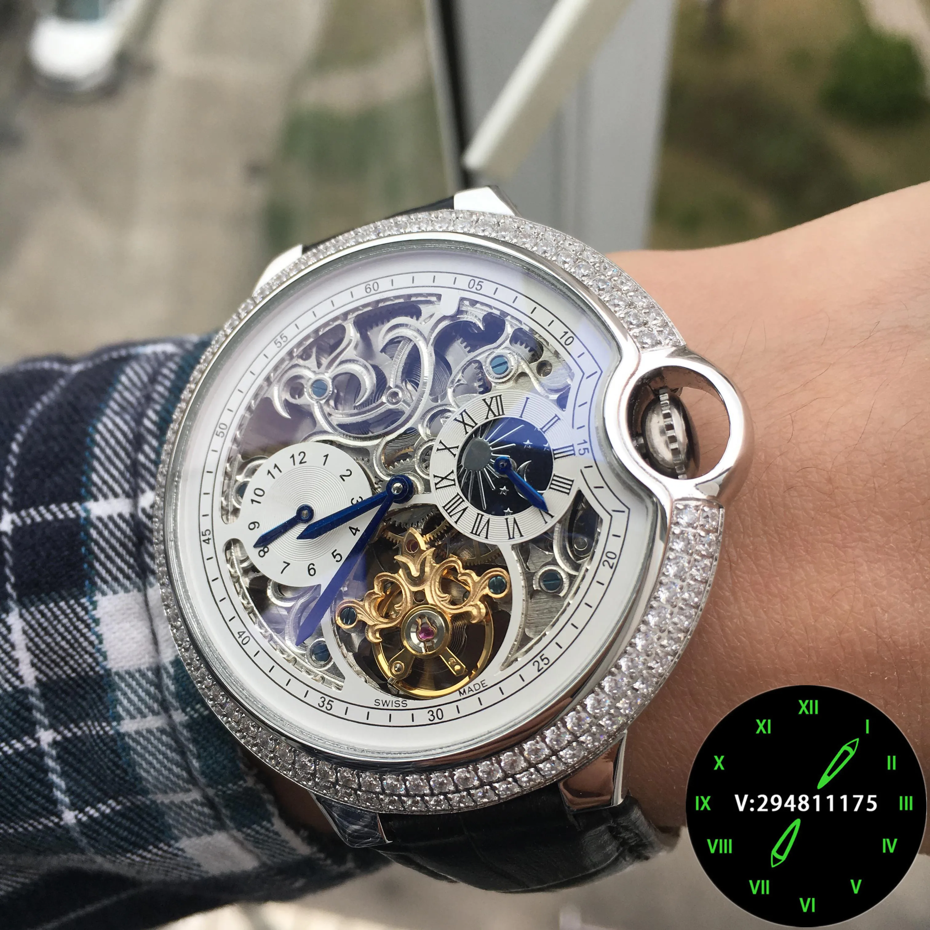 

WG0957 Mens Watches Top Brand Runway Luxury European Design Automatic Mechanical Watch