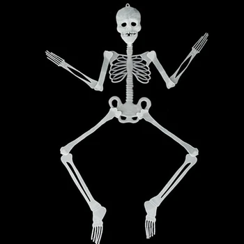 

150Cm Halloween Scary Prop Luminous Hanging Human Skeleton Outdoor Party Decoration