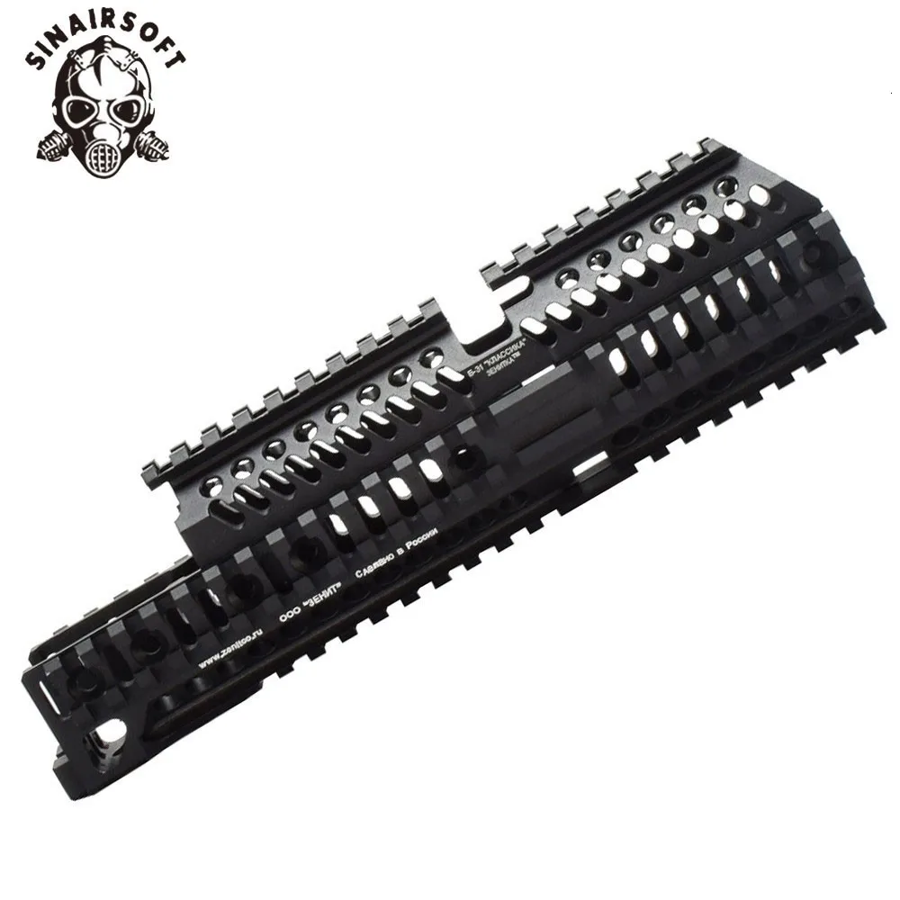 AK 47 Тактический Quad Rail Пикатинни Handguard системы ЧПУ алюминий полная длина тактический для АК AEG/GBB винтовки B30 B31