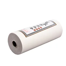 Xuan rolo de papel chinês metade maduro, pintura de arroz 100m, caligrafia, ferramentas para pintura