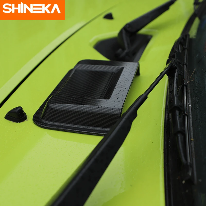 SHINEKA Carbon Fiber Air Inlet Outlet Vent Intake Cover Trim for Suzuki Jimny 2019 2020