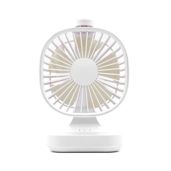 

Desktop Fan USB Charging Large Capacity 4000mAh Quiet Office High Wind Volume Shaking Head Fan