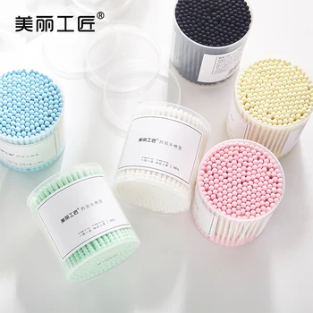 

artisan double-head cotton swab makeup with parcel-post non-wood stick tip makeup remover cotton swabs to pull ears 600