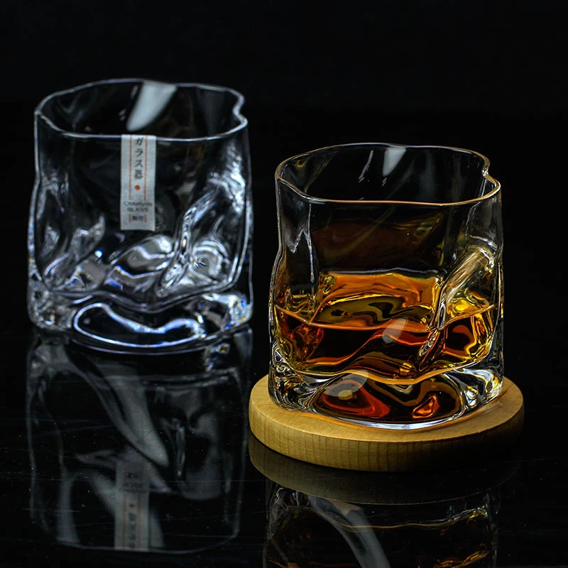 com art design crumple whiskey tumbler glass irregular folds verre vodka cups personality brandy snifters iced whisky rock glass old fashioned glass aliexpress com art design crumple whiskey tumbler glass irregular folds verre vodka cups personality brandy snifters iced whisky rock glass