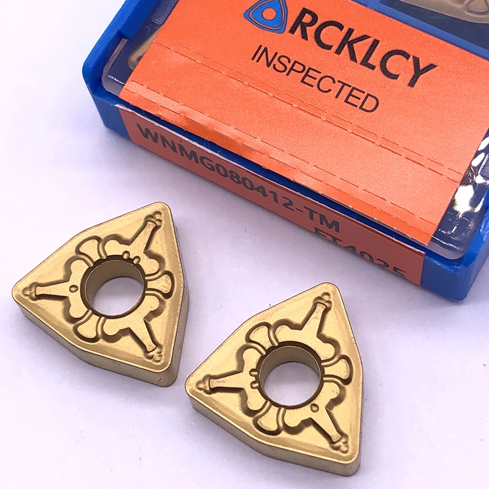 Токарные инструменты RCKLCY WNMG080412 TM FT4025 твердосплавные Металлические пластины
