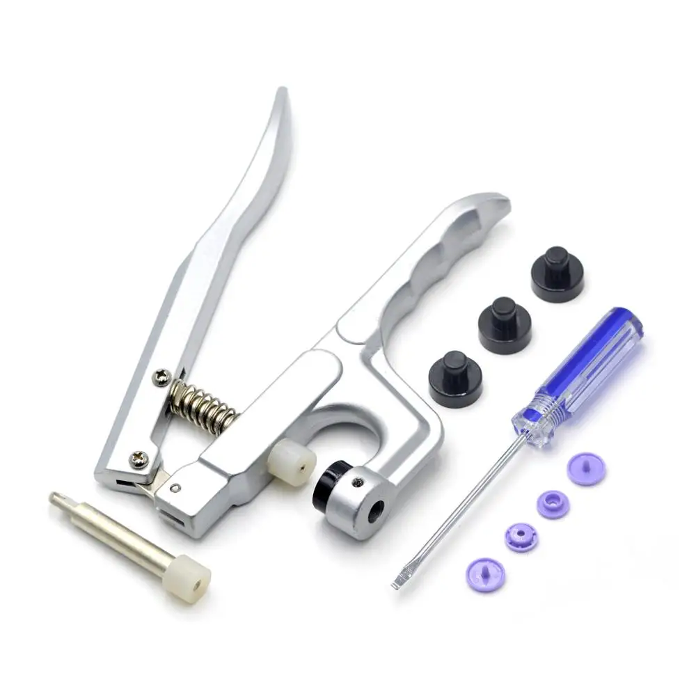 Kalaso Professional Snap Pliers Metal Tool T5 12mm Resin Snap Buttons