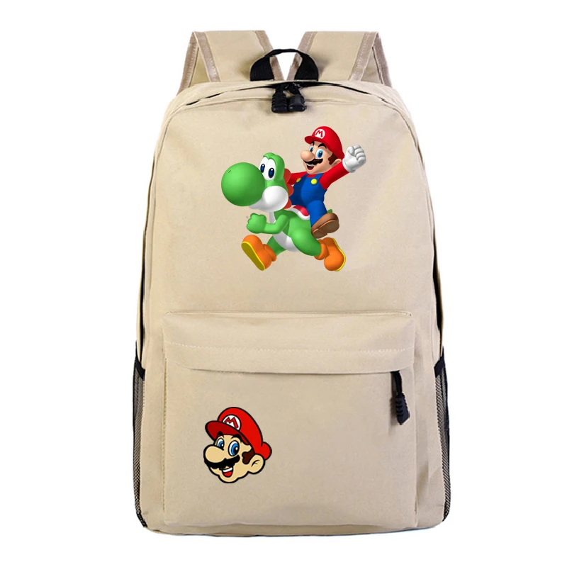 Fashion Hot Sale Super Mario Bags School Backpack Travel Shoulder Practicality Popular Pattern Schoolbag Teens School Bag