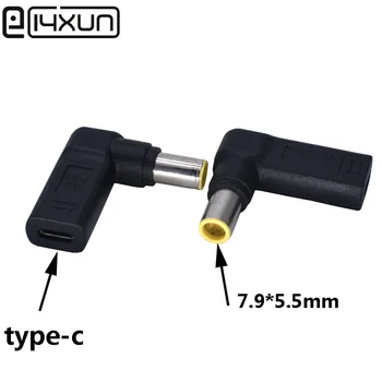 

1pcs PD Dc Power Adapter Plug Converter USB Type C Female to 7.9*5.5mm Male Laptop Dc Output Jack Connector
