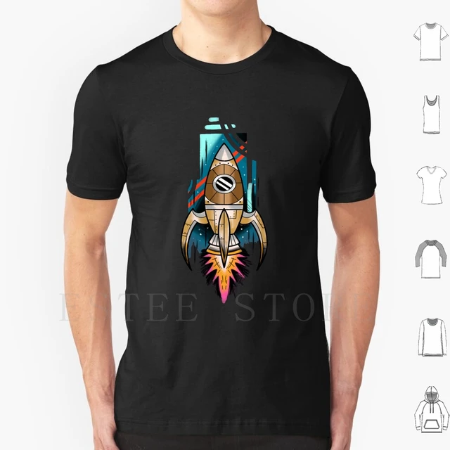 Rocket Ship tattoo from takeoff  Essential T-Shirt by AntiStuff