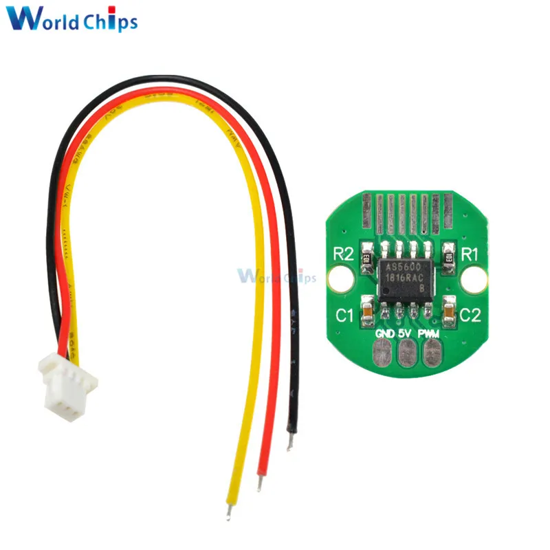 4 шт. AS5600 абсолютное значение энкодер PWM/2c порт 12 бит для бесщеточного карданный