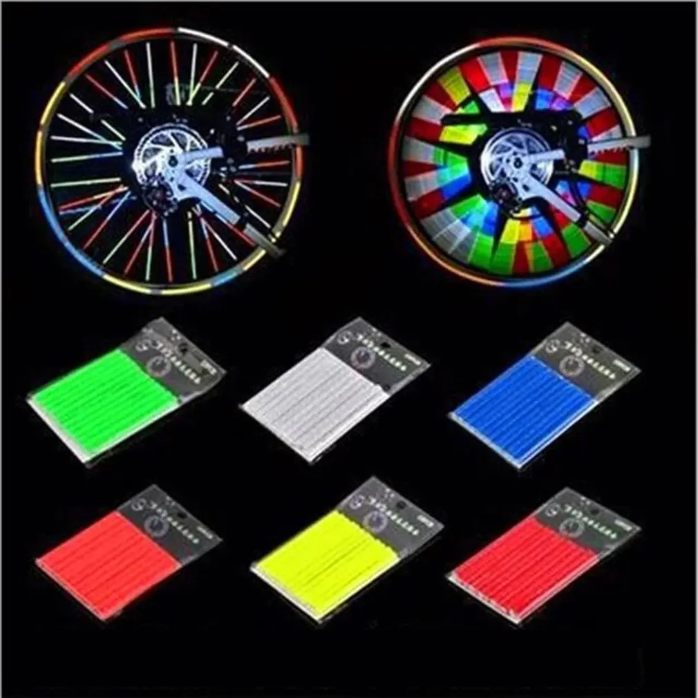 

Bicycle Equipment Reflective Accessories Mountain Spokes Sticks Colorful Wire Strips Wheels Car Stickers Decorative Rods
