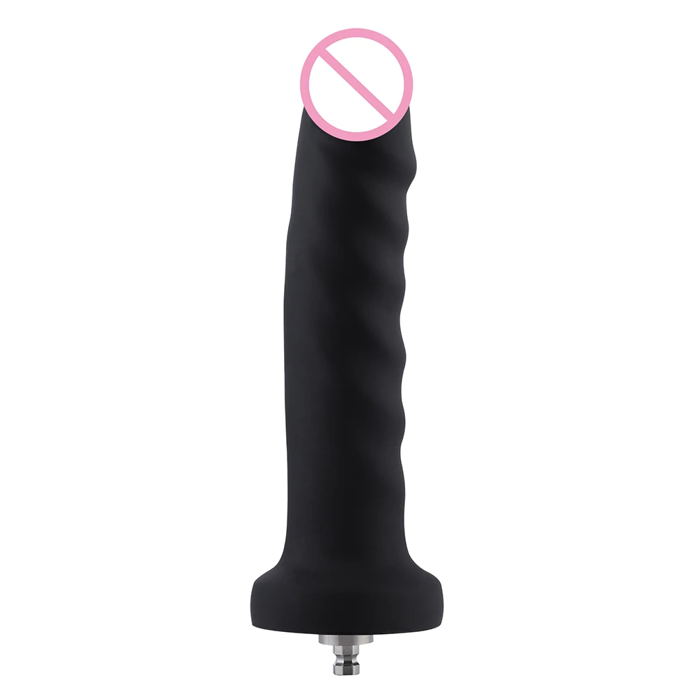 17cm Soft Silicone Dildo For Female Masturbation Black Toys Diameter 3.5cm Realistic Dildos For Women HISMITH