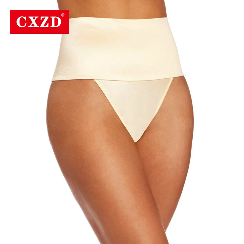 CXZD levantador de glúteos Panty cintura apretada abdomen cintura alta  moldeador de cuerpo Push Up T palabra bragas ropa interior Shapwear -  AliExpress