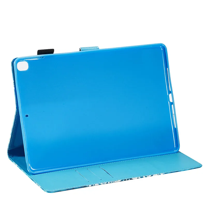 Чехол для ipad 10,2, кожаный чехол-подставка с принтом, чехол-кошелек для Apple ipad 7, 7, 10,2 дюймов, A2200, A2198, A2197, защитный чехол