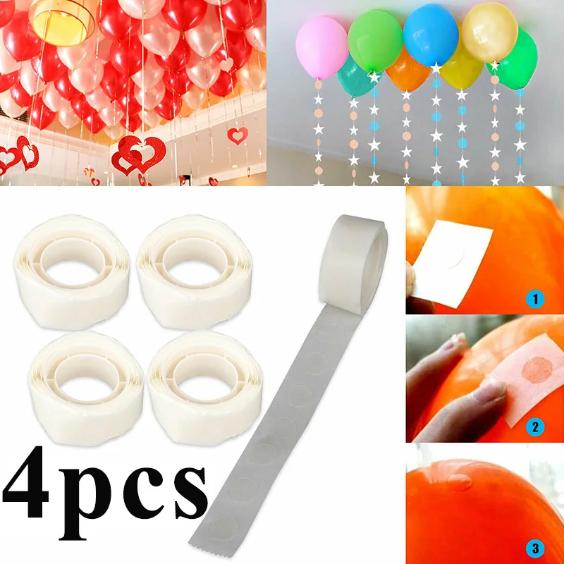 

Decoration Glue Dot Tape 4pcs Removable Adhesive Foil Roller Ceiling Wall