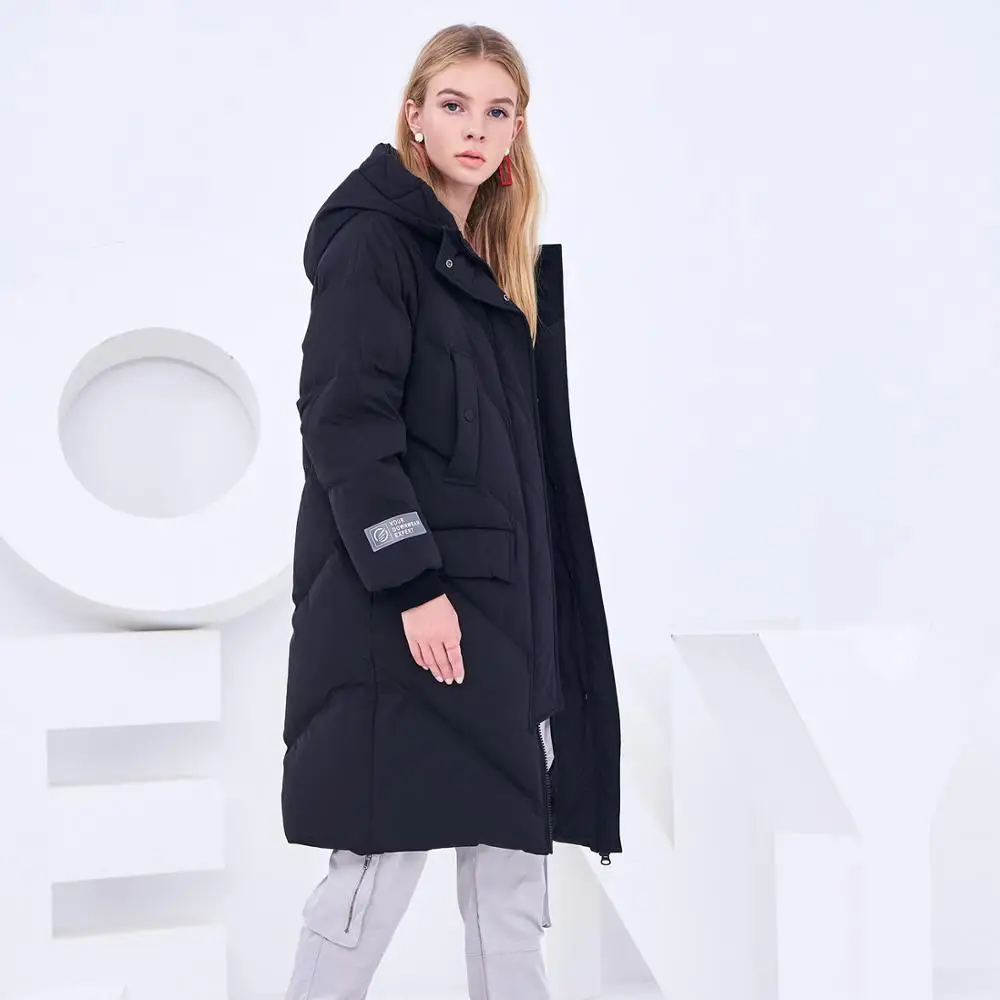 BOSIDENG women's down jacket winter long down coat
