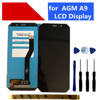 Новый ЖК дисплей AGM A9 и сенсорный экран 5 99 дюйма дигитайзер в сборе запасные части