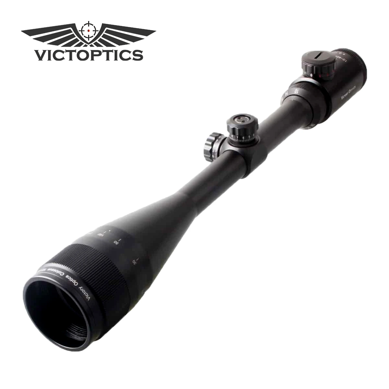 Victoptics 10-40x50 AOE 1/8 MOA 25,4 мм однодюймовая трубка мин Фокус 10 ярдов дальномер Сетка предназначена для настоящего калибра огня. 223