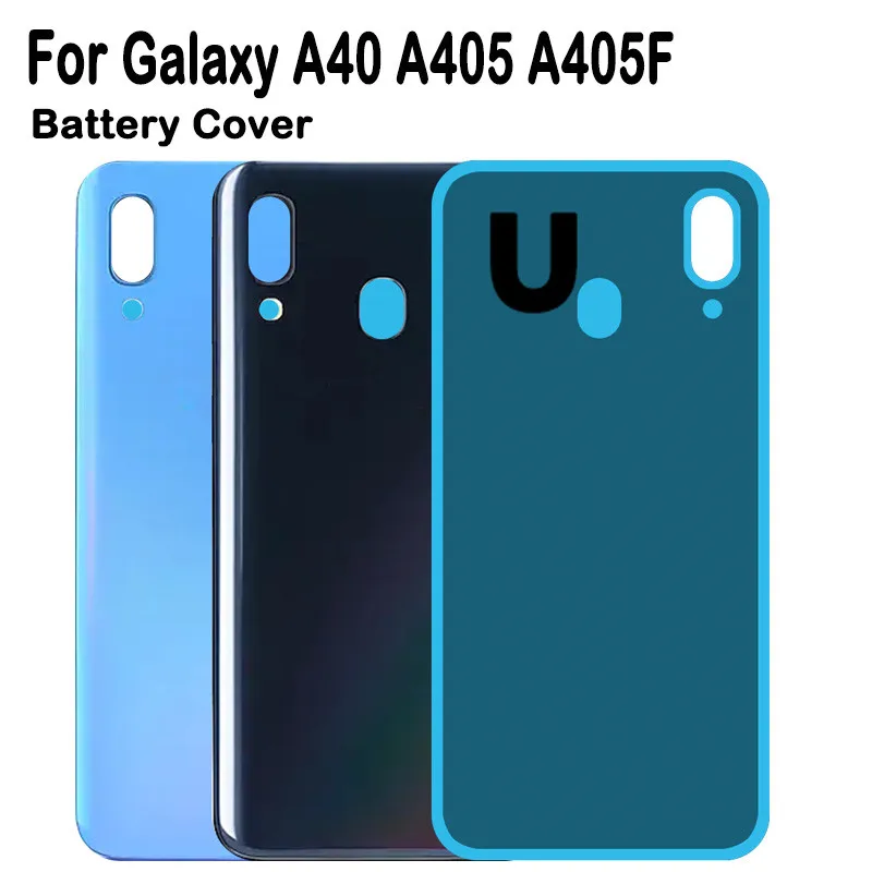 Задняя крышка батарейного отсека для Samsung Galaxy A40 A405 A405F задняя запасная