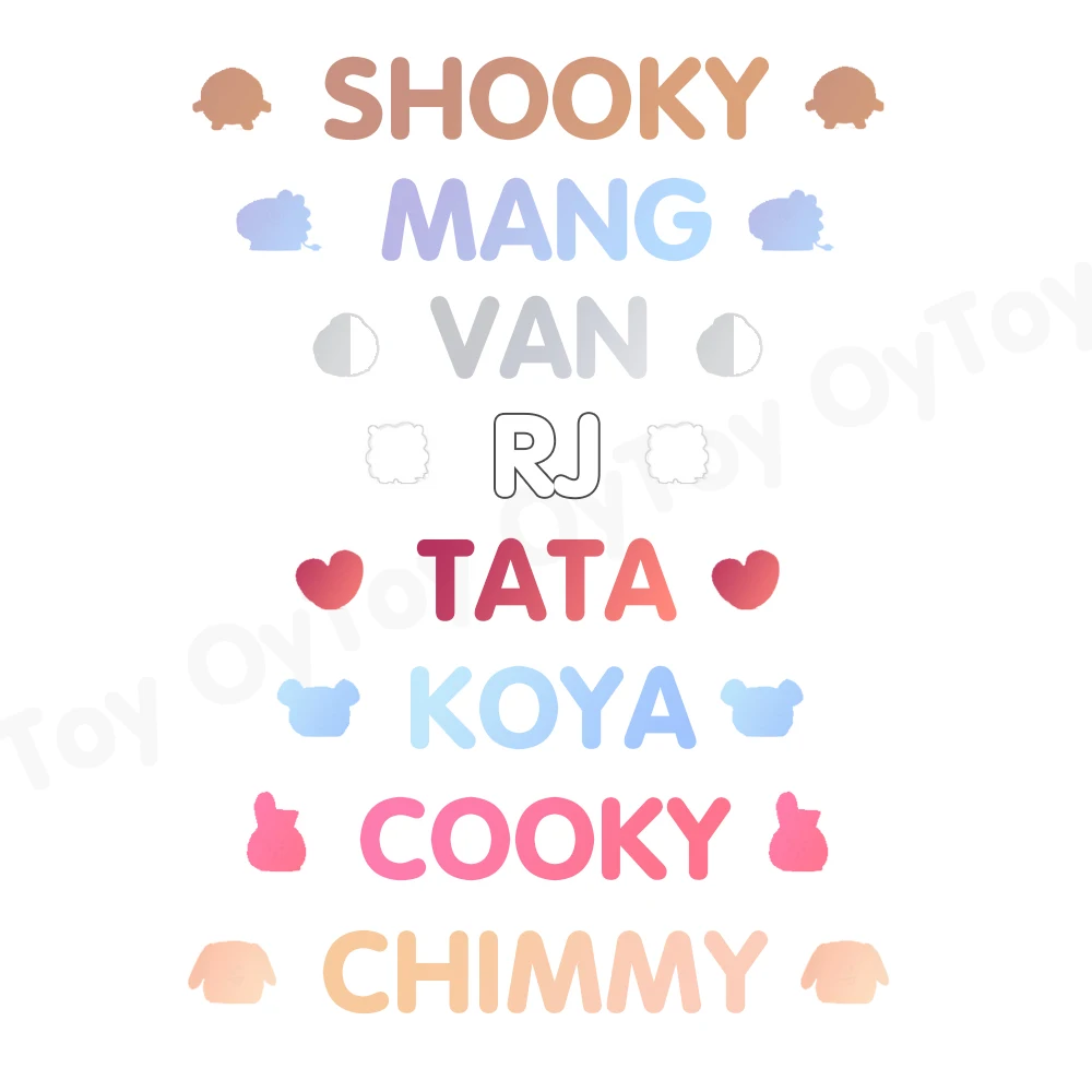 Оригинальная K-кукла Pop! TATA VAN COOKY Bangtan мальчики плюшевая подушка