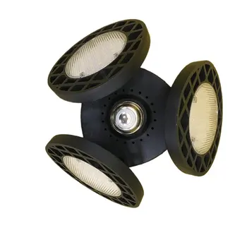 

60W Aluminum Round Garage Light Foldable universal chandeliers Warehouse light Ultra Bright home black 1 pcs