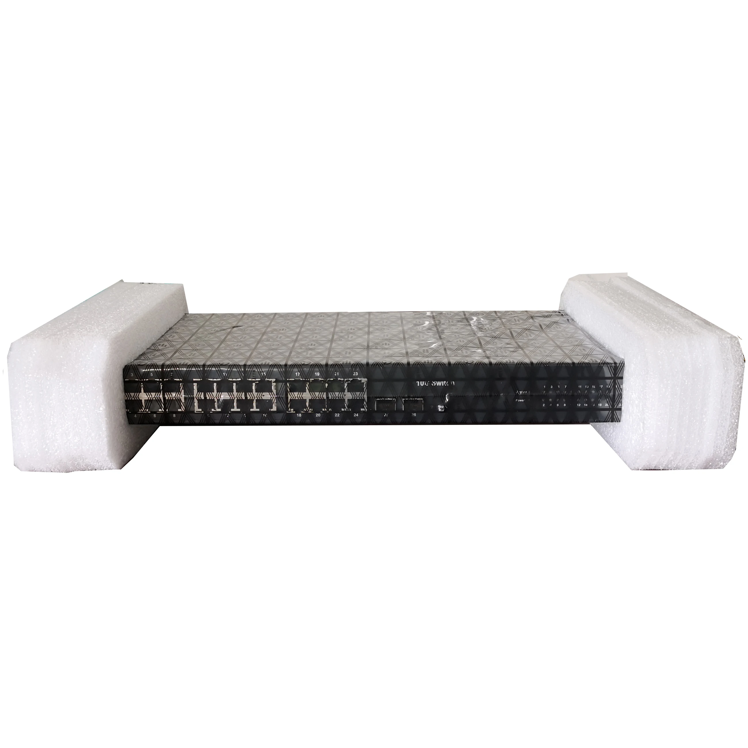 Коммутатор Ethernet 10Gb 2*10G SFP + порты из оптического волокна и 24 порта 10/100/1000 Мбит/с